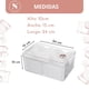 thumbnail image 2 of Organizador para Refrigerador con Divisiones Blanco, 2 of 6
