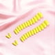 thumbnail image 3 of Press On Nails JOYVVEW, cuadrado corto, amarillo brillante, 30 unidades, 3 of 7
