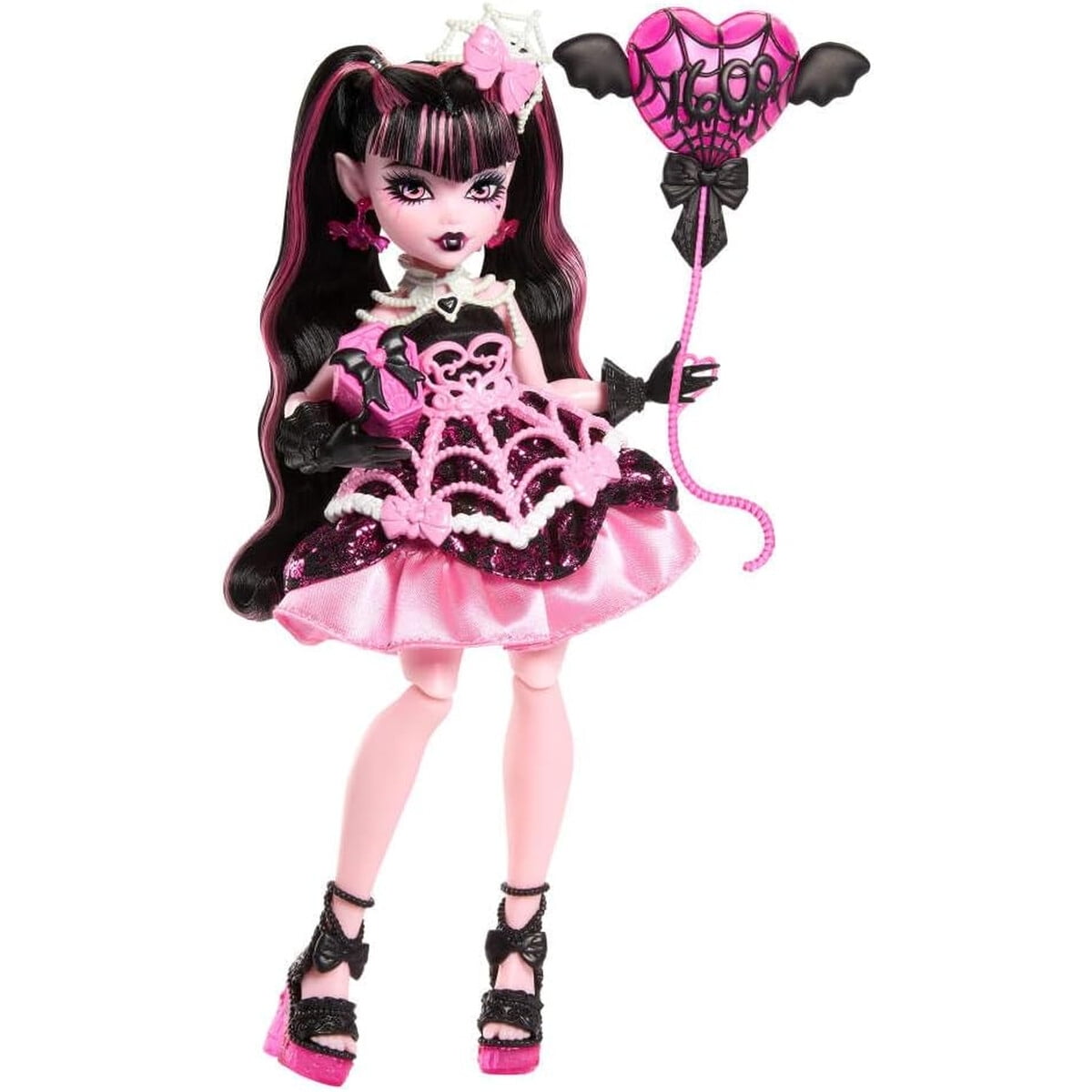 Mattel - Muñeca Monster High Draculaura Scary Sweet Birthday Rosa