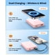 thumbnail image 3 of Power bank portátil Aterob MagSafe de 12000 mAh, rosa, 3 of 7