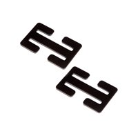 Bbqool - 2 Hebillas Metálicas De Bloqueo Para Cinturón