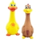 thumbnail image 5 of 2 Piezas De Pollo De Goma Que Grita Y Estridente Para Cachorros Masticables De Color Amarillo Y Marrón, 5 of 5