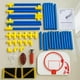 thumbnail image 5 of Juego De Baloncesto Infantil Con Canasta Inflador y Pelota celeste, 5 of 6
