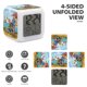 thumbnail image 3 of Pippi Calzaslargas theme 7 colors Alarm Clock Digital LED Alarm Clock Gifts for kids friends family, 3 of 6