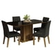 thumbnail image 2 of Juego de Comedor Madesa Avril con 4 Sillas Marrón/Negro/Oxford, 2 of 10
