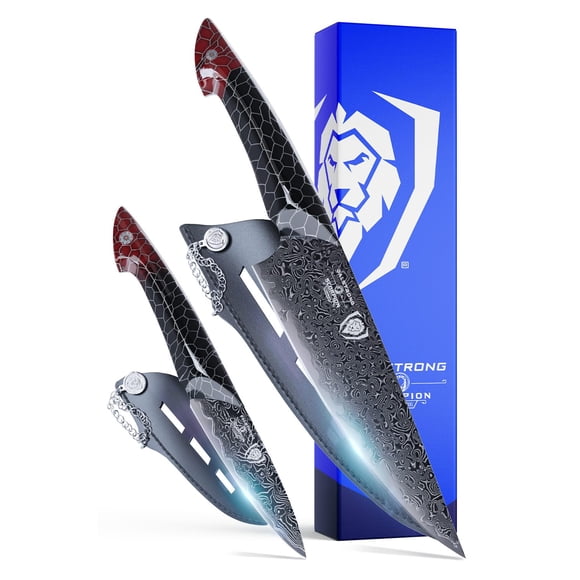 Juego de cuchillos Dalstrong 20 cm y 10 cm V12 Ultra Steel