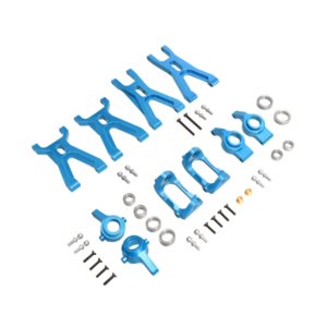 Magideal - Kit De Copa De Dirección De Brazo Oscilante Con Cojinete, Accesorios Para Coche Rc, Fácil Instalación, Copa De Dirección 1/18 C Para A969, A979, A959. Azul