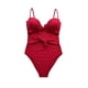 thumbnail image 3 of Trikini con doble nudo color rojo Talla S, 3 of 4