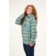 thumbnail image 2 of Poleron Polar Full Print Look Sherpa Con Gorro Verde Mujer, 2 of 3