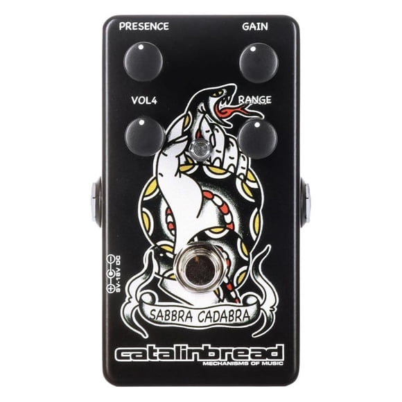 Pedal Overdrive Catalinbread Sabbra Cadabra Controles mejorados