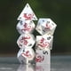 thumbnail image 2 of Set de Dados Metálicos DNDWoW Crimson Dragonflight 7 Piezas RPG, 2 of 8