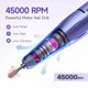 thumbnail image 2 of Taladro de uñas HQMPHQ 45000 RPM recargable inalámbrico color púrpura, 2 of 6