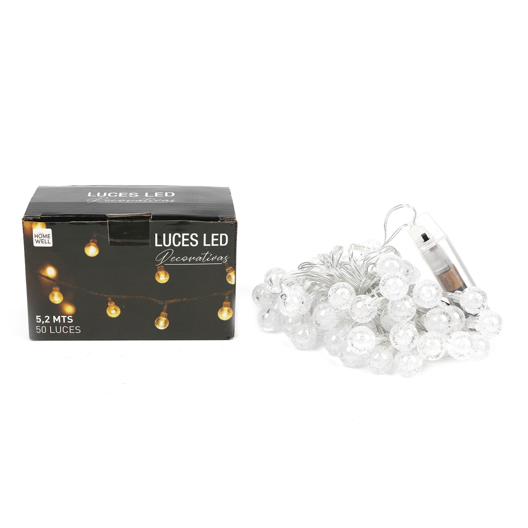 Homewell - Luces Decorativas A Pilas 1.65m *10