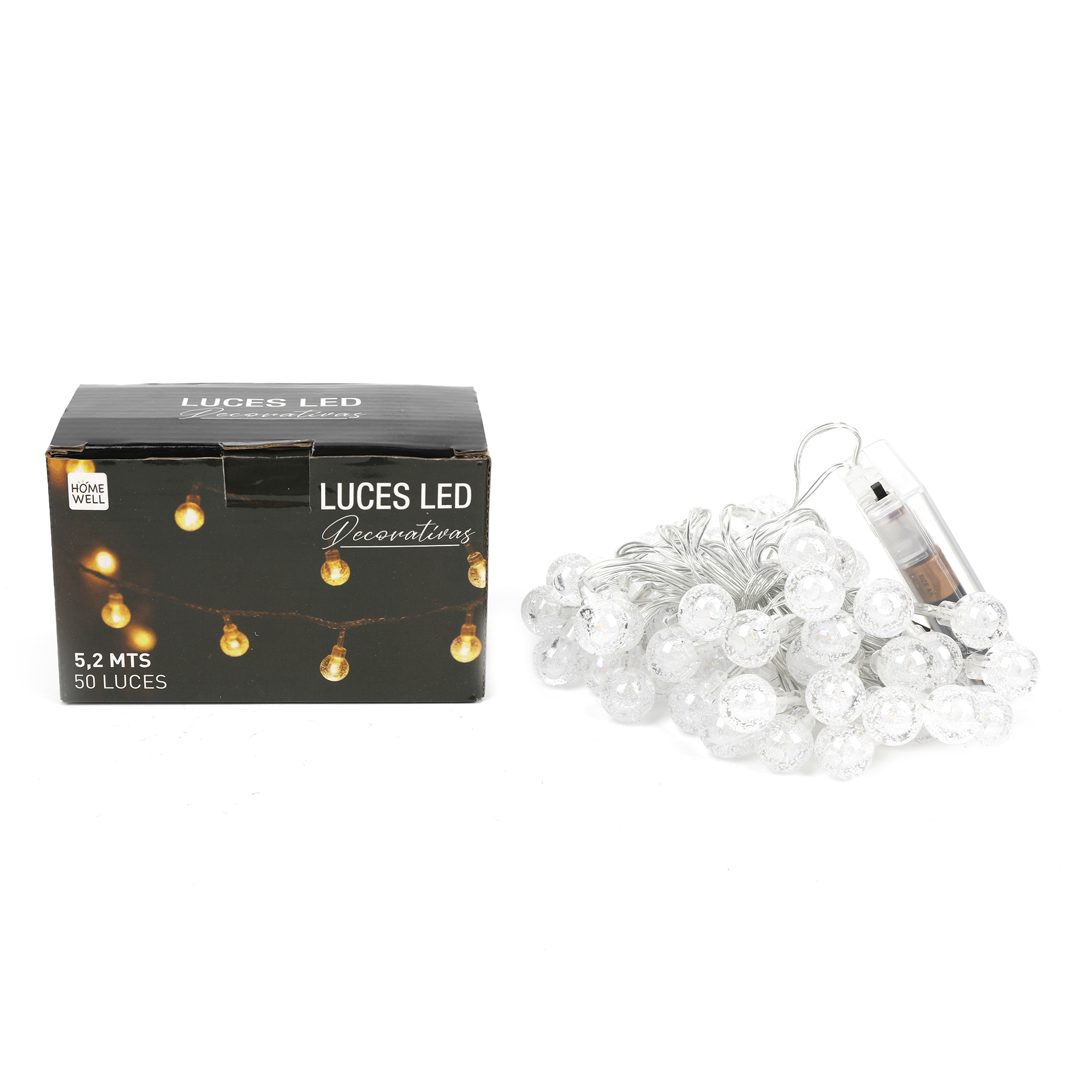 Homewell - Luces Decorativas A Pilas 1.65M *10