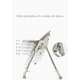 thumbnail image 4 of Silla De Comer Plegable Con Ruedas Verde Lubabycas, 4 of 8