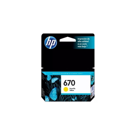 Cartucho Hp 670 Yellow Original