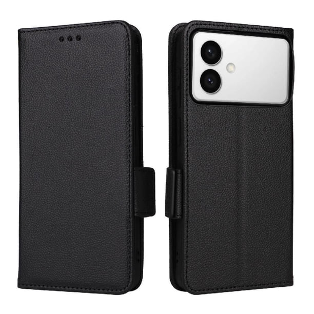 Funda Cartera para Samsung Galaxy S26 Edge Tapa Flip con Ranuras y Soporte Negro