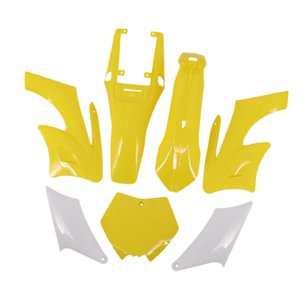 Magideal - Kit De Guardabarros Para Carrocería, Piezas De Repuesto, Premium, Fácil De Instalar, Alto Rendimiento, Reemplaza Accesorios Amarillo