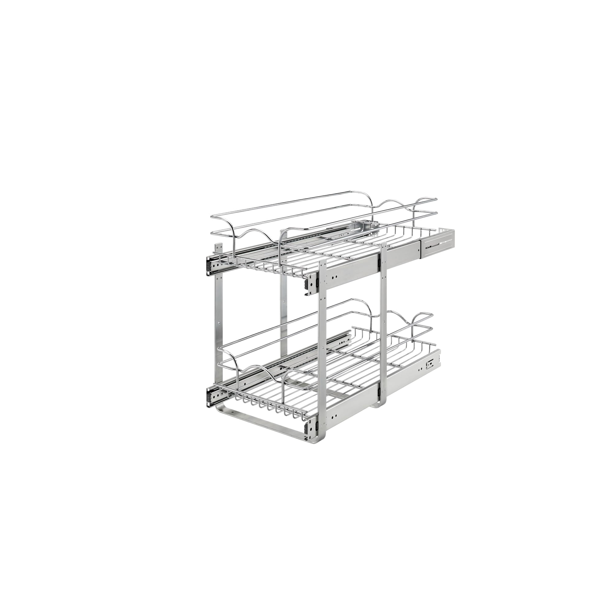 Estante Extraíble Para Gabinete De Cocina Rev-a-shelf 30x56 Cm Cromo