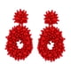 thumbnail image 2 of Pendientes Bohemios étnicos únicos, Pendientes Colgantes Para Citas, Regalo De Cumpleaños Para Mujeres, Color Rojo, 2 of 3