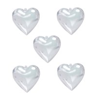 Bothyi - 5X Adornos En Forma De Corazón Caja De Dulces Bola De Adorno Rellenable Para Fiesta Artesanal L