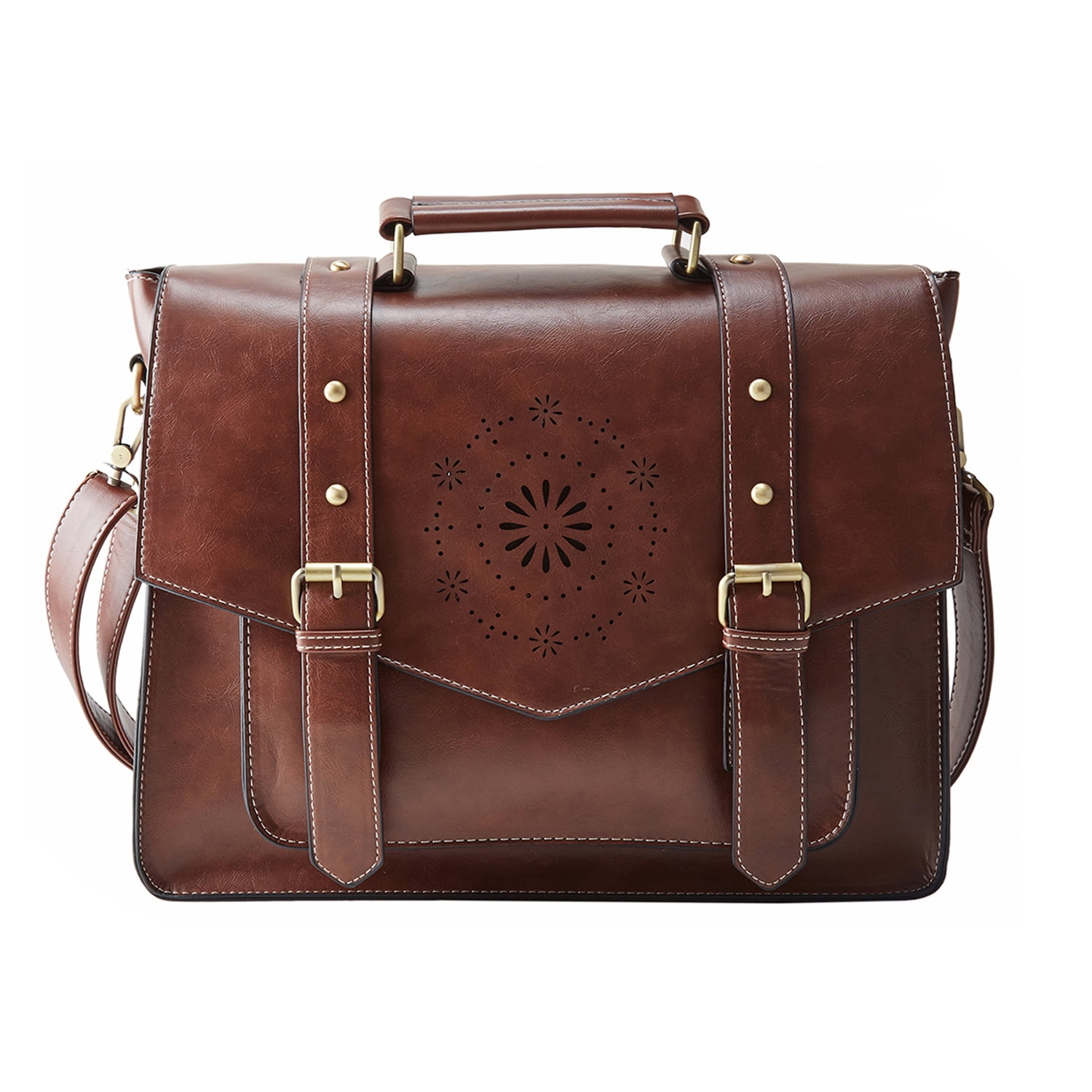 Ecosusi - Maletín & Mochila Classic Para Laptop 15.6 - Café