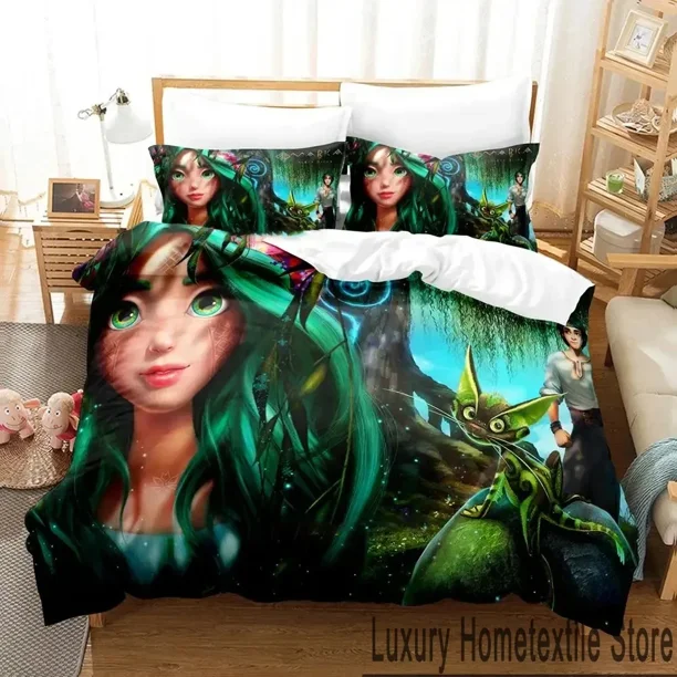 Mavka The Forest Song Bedding Set Boys Girls Size Duvet Cover Pillowcase Bed boys Adult Bed Sheets