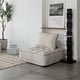 thumbnail image 3 of Puff Lounge Otomana Rectangular de Tela, 3 of 11