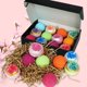 thumbnail image 5 of Bombas de Baño KAV Pack de 12 Orgánicas con Forma de Geoda y Aromas, 5 of 9