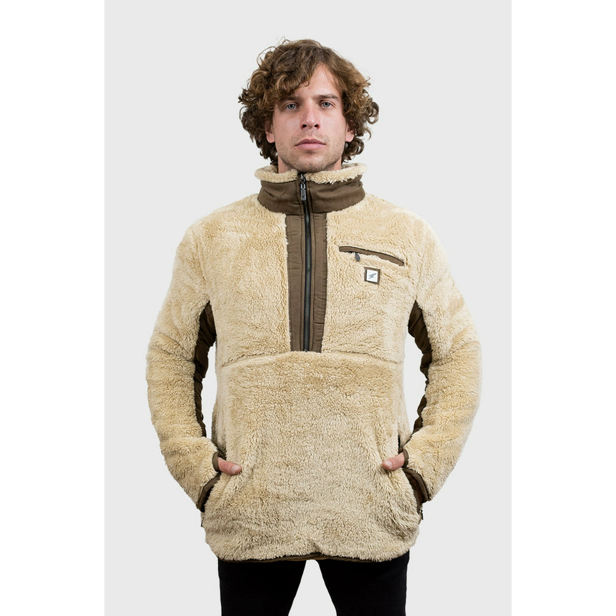 Polerón Shaggy Lander Taupe Hombre Falcone