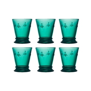 Larochere - Set 6 Vasos 260Ml Esmeralda Abeja