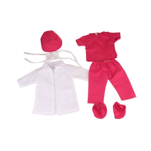 Muñecas Scrub 18 Pulgadas Cómodo Para Muñecas Americanas Muñecas De Moda De 18 Pulgadas Niños Rojo Rosa