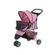 thumbnail image 2 of Coche Paseo Mascota Plegable Portátil 3 Ruedas Rosado, 2 of 6