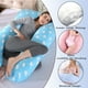 thumbnail image 3 of Almohada para embarazadas, almohada en forma de U desmontable y lavable, cojín grande, almohada de cintura, 3 of 5
