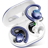 Aaronmei Auriculares Inalámbricos Bluetooth 5.4 Hi-Fi Bajo Estéreo 56H Cancelación De Ruido Ipx7 Deportivos Royal Blue