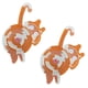 thumbnail image 1 of Pack 2 Posavasos De Gato Tejido a Punto Regalo Divertido, 1 of 5