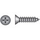 thumbnail image 1 of Tornillos para chapa Hillman, número 6 x 1,27 cm, Phillips, cabeza plana, 1 of 3