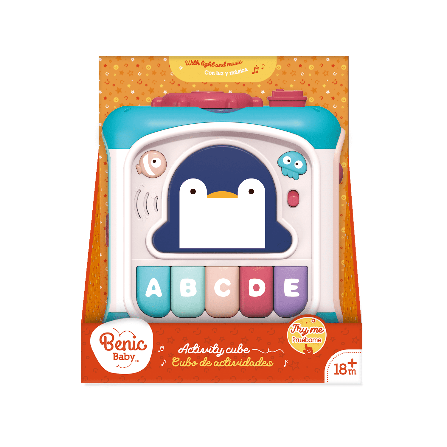 Benic Baby - Cubo De Actividades Infantil Con Luz, Sonido Y Música