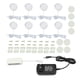 thumbnail image 1 of Kit de Iluminación LED Bajo Gabinete con Adaptador US, 8 en 1, Blanco, 1 of 3