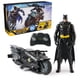 thumbnail image 1 of Batcycle DC Comics Batman con mando a distancia y Batman de 12 pulgadas, 1 of 7