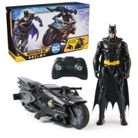 Batcycle Dc Comics Batman Con Mando A Distancia Y Batman De 12 Pulgadas