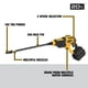 thumbnail image 4 of Lavadora a presión DEWALT DCPW550B inalámbrica 550 PSI 1.0 GPM, 4 of 8