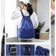 thumbnail image 4 of Mochila Bolso Tipo Morral Deportivo Impermeable Negro, 4 of 4