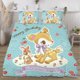 thumbnail image 3 of Hummingmint 3-Piece Bedding Set For Kids Boys Girls Adult Cartoon Warm Cute Fashion Holiday Present Gift Bed Sheets, 3 of 5