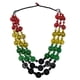 thumbnail image 5 of Collar Bohemio Multicolor Collar De Cuentas De Madera Para Mujer Fiesta 3 Colores, 5 of 5