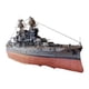 thumbnail image 1 of 1/250 US BB-39 Navy Ship Paper Model Kit Decoración De Oficina De Juguete Hecha A Mano Con Piezas De Reparación, 1 of 5