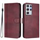 thumbnail image 1 of Funda Cartera para samsung galaxy S21 Ultra Protección 360° con Ranuras para Tarjetas y Soporte Rojo, 1 of 6