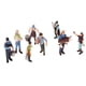 thumbnail image 1 of Set / 8Pcs Figuras De Modelo Pintadas Personas Hombres Y Mujeres Personajes De Agricultores, 1 of 3