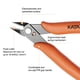 thumbnail image 3 of Pinzas Cortantes De Microalambre Precision Flush Cutter Paquete De 2, 3 of 9