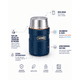 thumbnail image 2 of TERMO COMIDA ACERO INOX KING 710ML MATT NAVY, 2 of 6